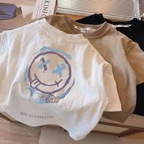 2024 Boys' Trendy Short-Sleeved Summer T-Shirt 130