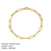 eManco Bracelet for Women Curb Cuban Link Chain Stainless Steel Womens Bracelets Chains Davieslee Jewelry auksas