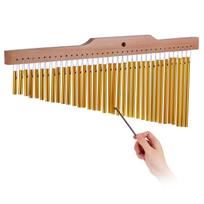 36 Bar Chimes Auksinis Aliuminio Lydinys Medinė Juosta auksas
