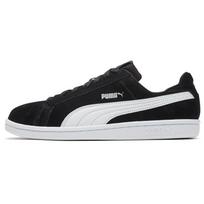 Puma Smash SD juodi unisex sportbačiai, balti 361730-01 35.5