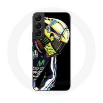 Coque pour Samsung Galaxy S22 Valentino Rossi Numéro 46 Pilote de vitesse moto