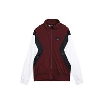 Air Jordan Flight Warm-Up Jacket With Logo Men Jackets Brown White AO0556-687 L