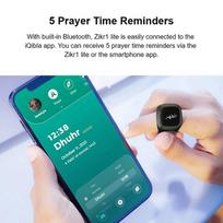 Smart Tasbih Tally skaitiklio žiedas musulmonams Zikr Digital Tasbeeh 5 maldos laiko priminimas Bluetooth 18mm