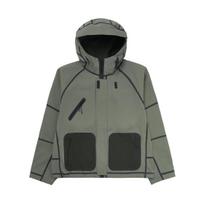 Nike Tech Storm Fit Su Gobtuvu Vėjui Atsparus Vandeniui Laisvas Ilgomis Rankovėmis Striukė Vyriška Striukė Šviesiai Armijos Žalia Juoda HM9474-320 XL