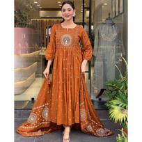 Women Bollywood Kurta Dupatta Pant Set Salwar Kameez Party Wear Top Tunic Kurti SC-2149 M-38
