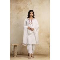 Indian Designer Kurta Pant Dupatta Set Women Bollywood Top Tunic Kurti Dress VSO-1700 c M-38