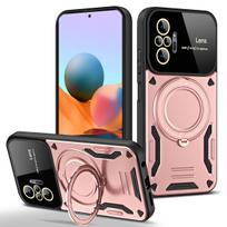 Magsafe Armor Case For Xiaomi Redmi Note 12 Pro 5G Note 11 10 9 Note9s 10s 11s Wireless Charge Shockproof Magnetic Ring Cover Redmi Note 12 4G