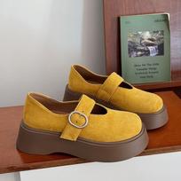 Platform single shoes women's new spring and summer Mary Jane women's shoes big head 35