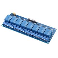 8 kanalų žemos įtampos paleidimo relės modulis su optocoupler 12V