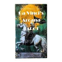 New Da Vinci's Arcana Tarot Deck 78 Cards Deck Fortune Fate Divination Game Card  Family Party Board Game Holiday Games dangaus mėlyna spalva