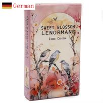 German Sweet Blossom Lenormand Tarot  Deck Playing Fate Divination With Paper Instruction Tarot Cards Family Party Board Game