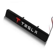 Car Sticker 2025 New Tesla car front grille decorative cover Net Lamp For Tesla Model 3 Model X S 2016-2020 Decals TM3 TMX TMS D