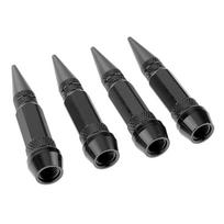 4 Pieces Car Tire Valve Cover Caps Stainless Steel Spike Wheel Tire Valve Stem Cover Car Air Caps Covers for Vehicle Car Truck