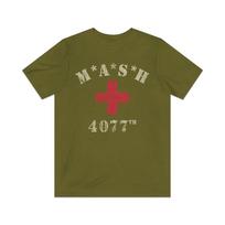 M*A*S*H 4077-asis Medicininis 1970 m. Vintažiniai vyriški marškinėliai XL