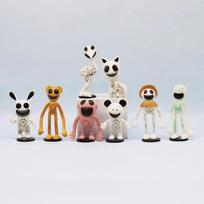 8 vnt. Zoonomaly Siaubo Katės Monstro Žaislai Anime Modelis Panda Vaikų Gimtadienio Dovanos Kolekciniai Modeliai Tobula Dovana Žaislas