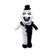 TERRIFIER 3 Pliušinis klounas Pliušinis žaislas Baisus kimštas gyvūnas Pliušas Vaikų Helovino dovanos Gerbėjų kolekcija arba papuošti kambarį 25cm white