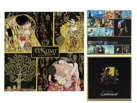Szklana Podkładka Pod Szklankę Gustav Klimt Kolaż Dzieł Sztuki Prezent