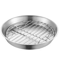 Stainless Steel Roasting Pan Set Heat-resistant Non-stick Air Fryer Grilling Rack Mesh Basket Square Roasting Cooking Rack