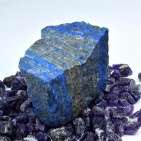 Blue 187 Ct Rough Lapis Lazuli Uncut Raw CERTIFIED Natural Loose Gemstone 71.7 mm approx
