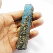 Huge Aquamarine 325.9 Ct Natural Rough Earth Mined CERTIFIED Blue Loose Gemstone 96.2 mm approx mėlyna