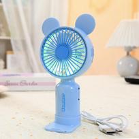 Cartoon Handheld USB Mini Fan with Night Light