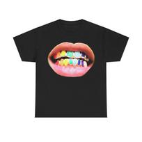 Vintage Rainbow Grill Lover Graphic Unisex T-shirt S