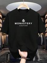 Unisex's MONASTERY COUTURE Raštuotas Marškinėlis-Lengvas Ir Kvėpuojantis Audinys S