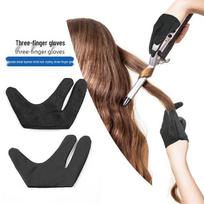 Three-finger Heat-resistant Salon Gloves for Hair Straightening & Curling Left Hand