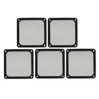 PC Computer Case Fan Dust Filter Grille, 140mm Magnetic Case Fan Dust Mesh Cover, Blocks Dust and Dirt, for PC Chassis Power Supply Fan Vents, 5pcs