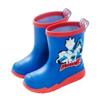 Ultraman Kids Non-slip Cartoon Rain Boots - Water-resistant Rubber Shoes for Boys 190 (18cm inner)
