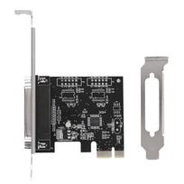 Aukson LPT Card, Parallel Port Card with Cover Board, Print Port Db25, PCI-E to LPT, Printer Card Adapter for Programmers