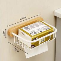 MARYYA Solid Wood Wall-Mounted Tissue Holder