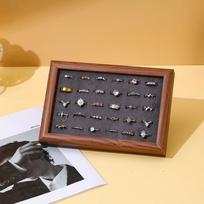 Large Capacity Rings Display Tray Velvet Finger Ring Storage Rack  Show Case Style 5