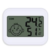 LCD Digital Thermometer Hygrometer Indoor Room Electronic Temperature Humidity Meter Sensor Gauge Weather Station -50-+50℃