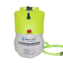 20L Water Sports Float Signal Tow Bag Portable Inflatable Open Swimming Buoy Clothing Wallet Storage Outdoor Swimming Equipment geltona