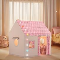 Kids' Tent, IndoorOutdoor Playhouse, Secret Base, Princess Castle, Toy House, Birthday Present for Boys and Girls, Toddlers, and Children (Pink)