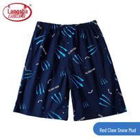 Langsheng Men's Casual Cotton Lounge Shorts 175/100