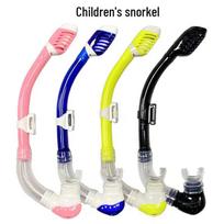 Kids' Full Dry Snorkel Set - Silicone Diving & Swimming Gear
