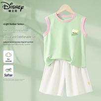 Disney Girls' 2026 Summer Cooling Vest & Shorts Set 130