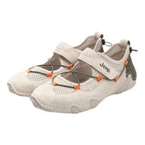 JEEP Women's Breathable Mary Jane Casual Flats 38 pilkai žalia spalva