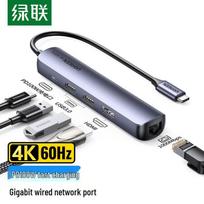 UGREEN 5-in-1 USB-C Hub with HDMI, USB 3.0, Ethernet, and PD