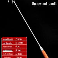 Anti-Scalding Long Handle Stainless Steel Meat Hook 70 cm