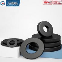 GUWANJI Blackened Carbon Steel Flat Washers M10x16x3