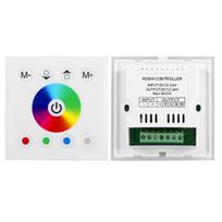 12-24V DC Input LED Touch Panel Controller 4 Channels Touch Panel Dimmer  Wall Mounted Installation