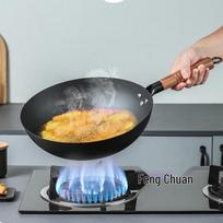 Zhang Xiaoquan 32cm Flat-Bottom Fine Iron Wok