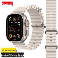 Weiqiantu Ocean Sport Silicone Band for Apple Watch 42/44/45/49mm