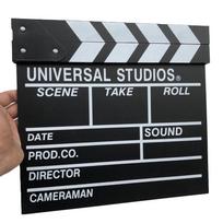 Plaques Wooden TV Film Movie Clapper Board Slate Shooting props Director Video Clapboard
