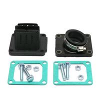 Plastic Reed Valve System with Intake Manifold Carbon Fiber Intake Reed Valve for Yamaha YZ85 1993-2020 V4R82A-i