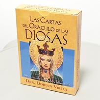 10,5 * 7,5 cm „Godess Guidance Oracle Deck“ 44 vnt. „Oracle“ kortelės ispaniškas leidimas