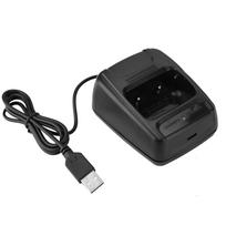 Dviejų krypčių radijo racija USB įkrovimo dokas stovas Baofeng BF888S BF777S BF666S